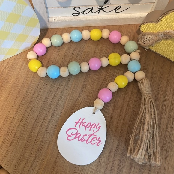 Pastel Easter Tier Tray Decor - Picture 2 of 6